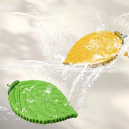 Leaf Shape Parrot Perch Stand Bird Paw Grinding Stick Bird Cage Perch Platform Accessories Non‑Slip Comfort Perchs for Parakeet Cockatiel Lovebird Small Birds Supplies