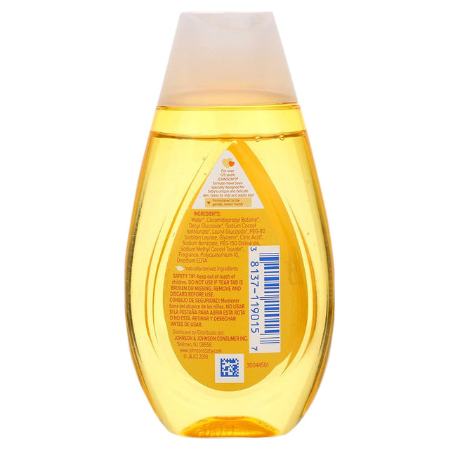 Johnson's Baby Shampoo with Aloe Vera & Vitamin B5, Tear Free, Travel Size, Newborn Essentials, No added Parabens & Sulfates, Hypoallergenic, 3.4 fl. oz