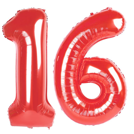 Number Balloons 5 Balloon Blue Birthday Decorations for Men Party, 40 Inch