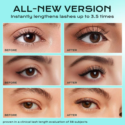 Thrive Mascara Extensions, Tubing Mascara Cosmetics, Waterproof Smudge-Proof Natural No Clumping Thick and Slender Lasting All Day (Rich Black 10.7g/0.38 OZ）