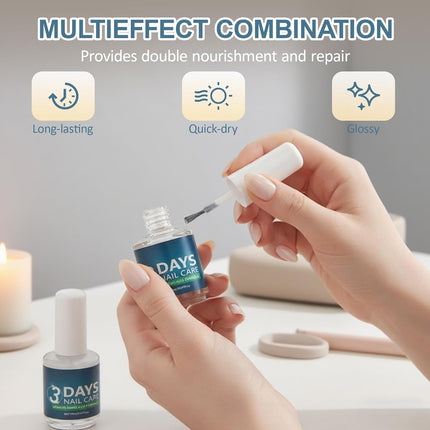 3 Days Nail Care Oil with Keratin, 2026 New Fast Strengthening and Hydrating for Dry, Weak, Fragile Nails (1pcs)