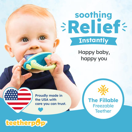 Fillable Freezer Teethers for Babies -Made in USA- Teething Relief - photo 2