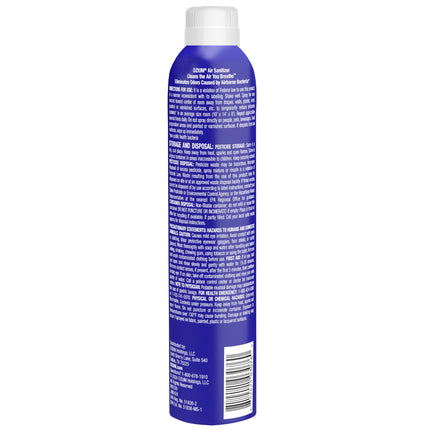 Spray sanitizante de aire y eliminador de olores de 8 Oz.