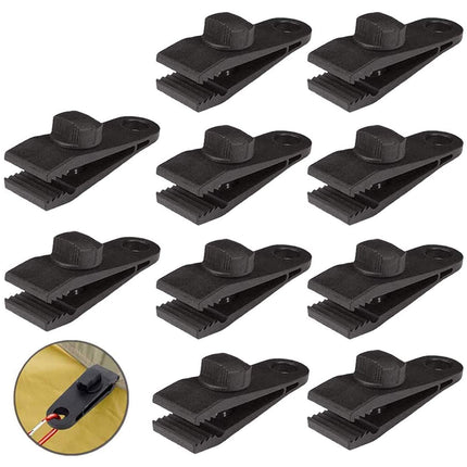 Tarp Clips, Clamps Withstand 60mph Strong Wind, 10 Pack