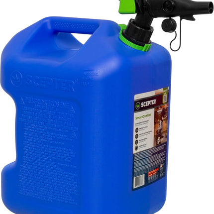 Scepter FSCK552 Fuel Container with Spill Proof SmartControl Spout, Blue Kerosene Can, 5 Gallon