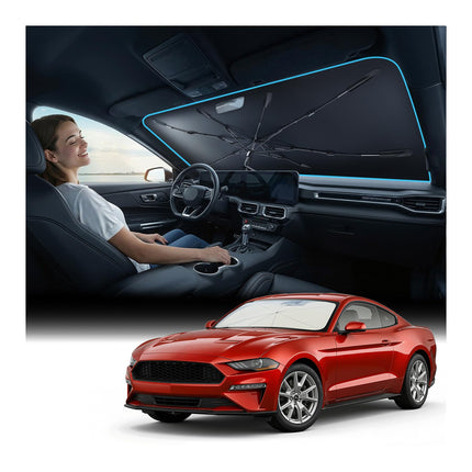 2026 Windshield Sun Shade Umbrella [Vinyl Coating Heat Shield]