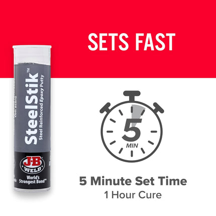 Steel Reinforced Epoxy Putty Stick - 2 oz.