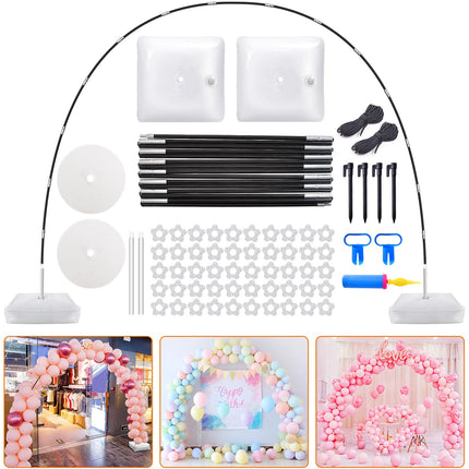 Balloon Arch Kit, 9FT Height & 10FT Width Adjustable Balloon Arch Stand Frame Garland Stand: Wedding Baby Shower Birthday Photo Backdrop