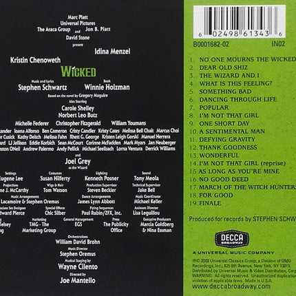 Wicked: 2003 Original Broadway Cast