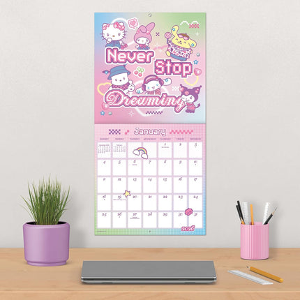 2026 Sanrio - Hello Kitty and Friends Wall Calendar