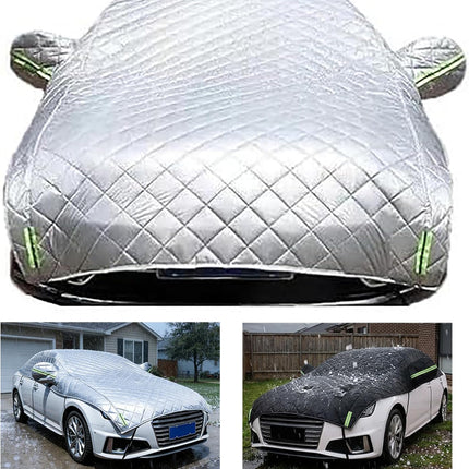 Hail Protector Car Cover Padded Blanket for SUV Jeep-Length (181 to 200 Inch) Padded Blanket Anti-Hail Car Covers 5-Layer Heavy