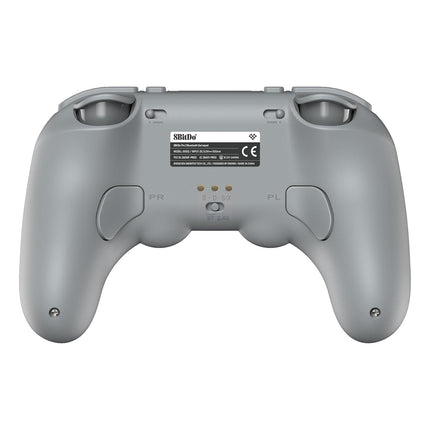 8BitDo Pro 3 Bluetooth Controller for Switch/Switch 2 – TMR Joysticks, Swappable ABXY Buttons, Pro Back Buttons, Charging Dock, Hall Effect Triggers, for Windows, Apple, SteamOS, Android - Gray