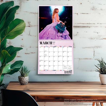 Taylor Swift OFFICIAL | 2027 12 x 24 Inch (Hanging) Monthly Square Wall Calendar | Plato | Music Pop Singer Songwriter Celebrity