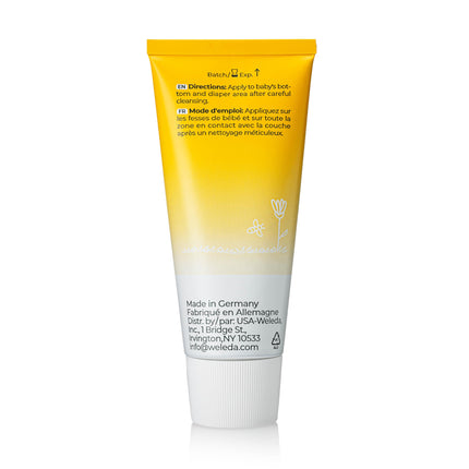 Crema para pañales Baby Calendula, 2.8 Fluid Ounce, protección vegetal con caléndula, manzanilla, aceite de almendra dulce, lanolina y óxido de zinc