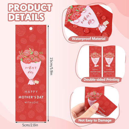 Eaasty 50 Sets Mother's Day Appreciation Gifts Set Mom Pen and Bookmark for Mothers Party Favors Cute Mom Ballpoint Pen Bulk Thank You Gift Ideas for Women Birthday Accessories Office Souvenirs