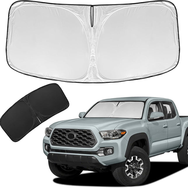 2016-2026 Pickup Windshield Sun Shade, 4-Layer Custom Fit