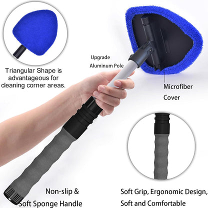Windshield Cleaning Tool, Car Window Cleaner Windshield Cleaner with 4 - photo 3