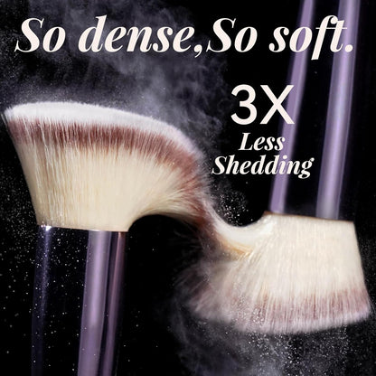 Makeup Brush Set 18 Pcs Premium Synthetic Foundation Powder - photo 4