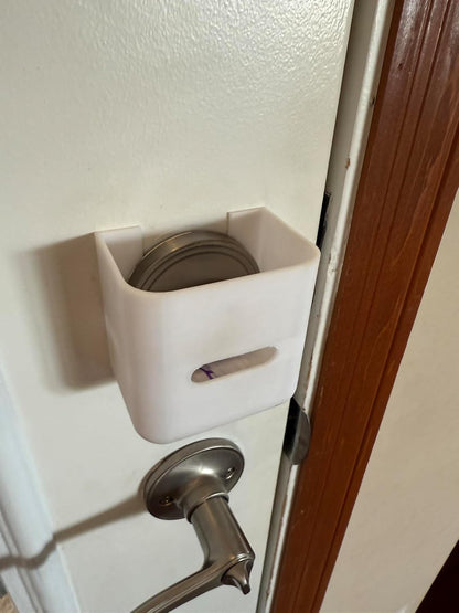 Child Proof Deadbolt Lock Cover – No-Drill Baby Safety Guard for Doors – Pet Proof Deadbolt Stopper – Easy Install Renter Friendly Lock Protector (2 Pack White Universal Square 2 3/4" or Less)