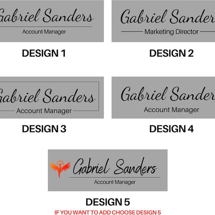 clicked craft Wall Sign Name Plate - Door Name Plate Office Gifts Executive Sign Wall Plate Graduation Personalized Sign