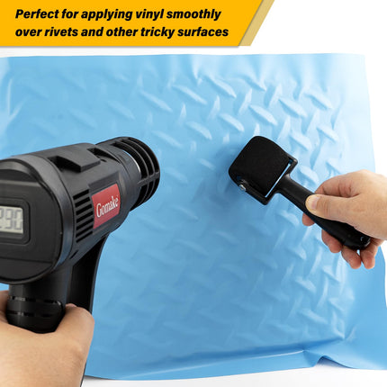 Vinyl Wrap Tool Window Tinting Kit with Heat Gun 16FT Cord,Sponge Roller,Magnet Holder,Vinyl Tucking Tool,Tint Squeegee, Film Cutter for Car Wrapping, Graphics and Decal Installation