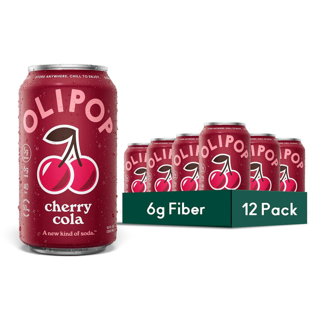 Prebiotic Soda Pop, Cherry Cola, Pantry Pack Packed with Prebiotics