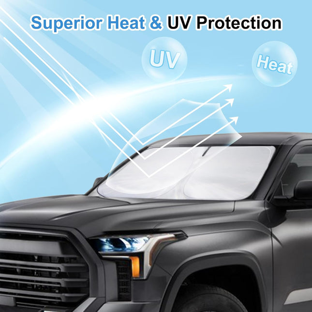 Custom-Fit Windshield Sun Shade for 2021-2026 Vehicles