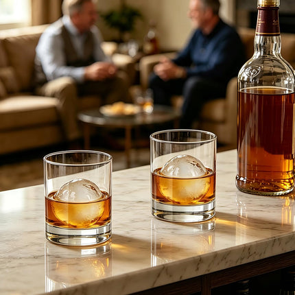 Whiskey Glasses,11 OZ Short Glass Tumbler,Lowball Glasses Set of 6