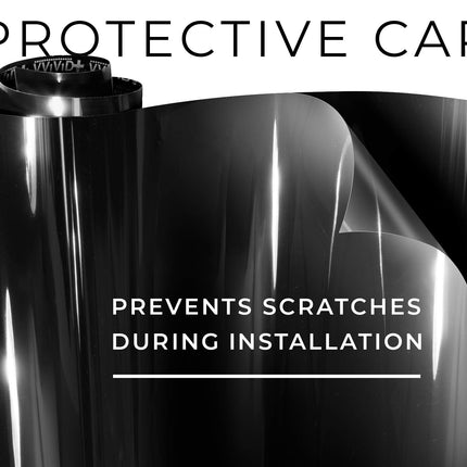 Ultra Gloss Vinyl Car Wrap Film (1.5ft x 5ft, Gloss Piano Black)