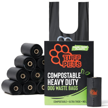 Dog Poop Bags Rolls with Handles, Extra Thick Poop Bags for Dogs