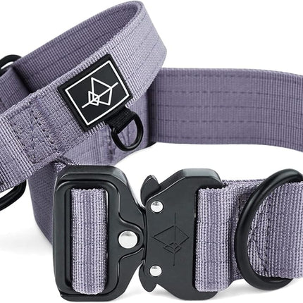 Made to ROAM Premium Dog Collar - Adjustable Heavy Duty Nylon Collar with Quick-Release Metal Buckle (Montana Moonrise, Classic Size 3)