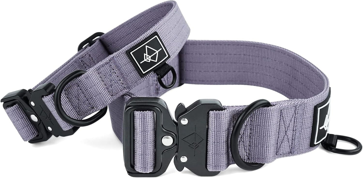 Premium Adjustable Heavy-Duty Nylon Dog Collar with Quick-Release Metal Buckle - Montana Moonrise - photo 2