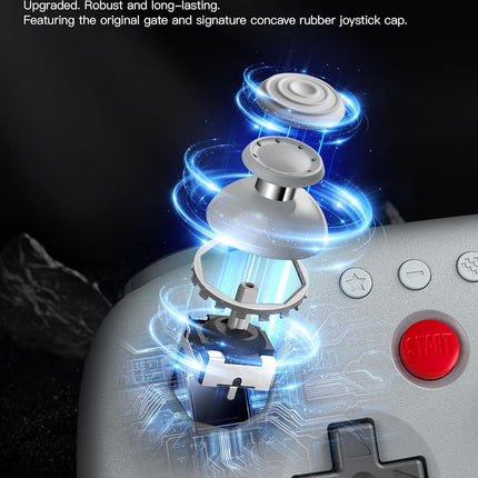 8Bitdo 64 Bluetooth Controller for Analogue 3D, Switch, Switch 2, Windows PC, and Android (Gray)