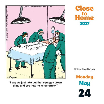 Close to Home 2027 Day-to-Day Calendar