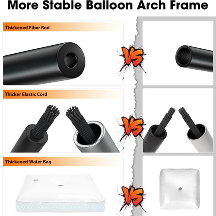 Balloon Arch Kit, 9FT Height & 10FT Width Adjustable Balloon Arch Stand Frame Garland Stand: Wedding Baby Shower Birthday Photo Backdrop
