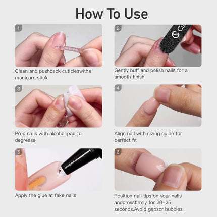 CurvLife Soft Gel Press On Nails Square, Fairy Veil Long-Lasting 30Pcs Reusable Stick On Fake Nails Kit with Glue Tabs, Glossy Salon-Style Manicure for Women Teens Beginners, At-Home