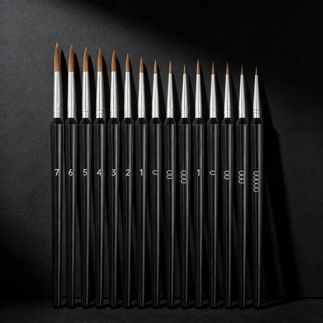 Detail Paint Brushes, 11Pcs Detail Brush Set, Miniature Paint Brushes