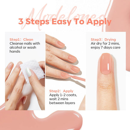 Nail Strengthener and Growth, Nude Natural Glow Nail Polish