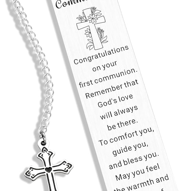 First Holy Communion Bookmark Gift for Girls and Boys