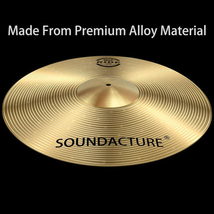 20" Ride Cymbal for Drum Set – Traditional Ride Cymbals with Clear Bell and Ping. Durable Drum Kit Cymbals for Beginners and Practice