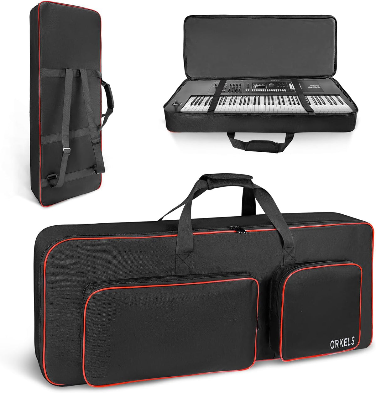 49-Key Keyboard Case with Padded Gig Bag Design