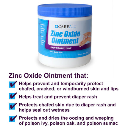 Ungüento barrera protector cutáneo con óxido de zinc al 20%, 15 oz., prevención y tratamiento de rozaduras por dermatitis del pañal. Ayuda a sellar la humedad. No nano.
