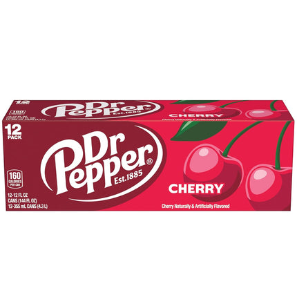 DR PEPPER - CHERRY, 12 OZ, 12 PK