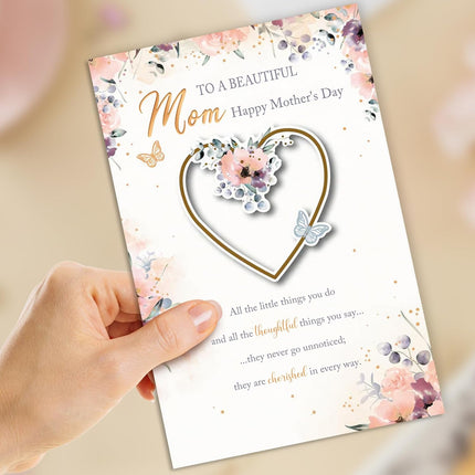 Mothers Day Card, Mother's Day Card Gifts for Mom from Daughter Son, Mother's Day Cards Gift 370-377