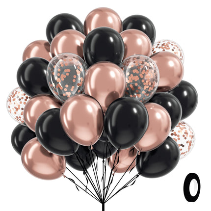 60pcs Purple Balloons 12inch with Metallic Pastel Dark Purple Balloons