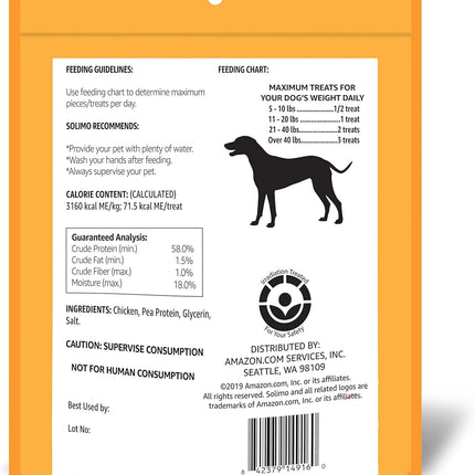 Amazon Brand - Solimo Chicken Jerky Dog Treats, 2 pounds (Packaging May
