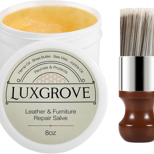 Leather & Furniture Repair Salve & Brush Set