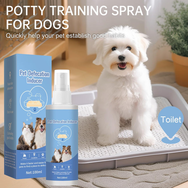 PawHaven RefugioPata Potty Training Spray for Dogs Dog Potty Training Spray Go Here Dog Potty — Pet Supplies