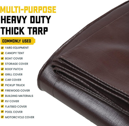 Extreme Heavy Duty 20 Mil Tarp Cover, Waterproof - photo 5