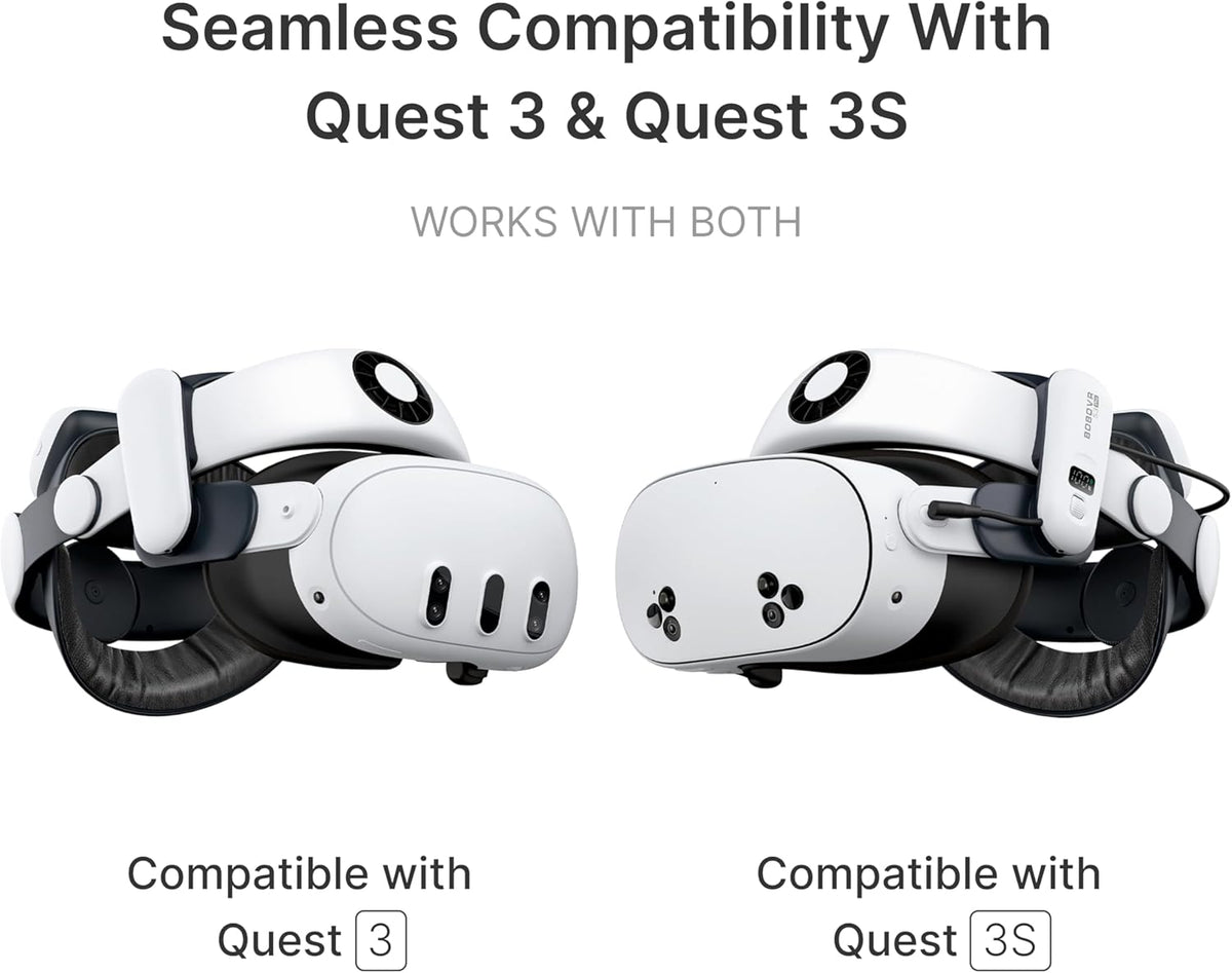 Pro Battery Strap Accessories,Head Air Cooling System and 10000mah Hot-swappable Battery Pack,Compatible - photo 2